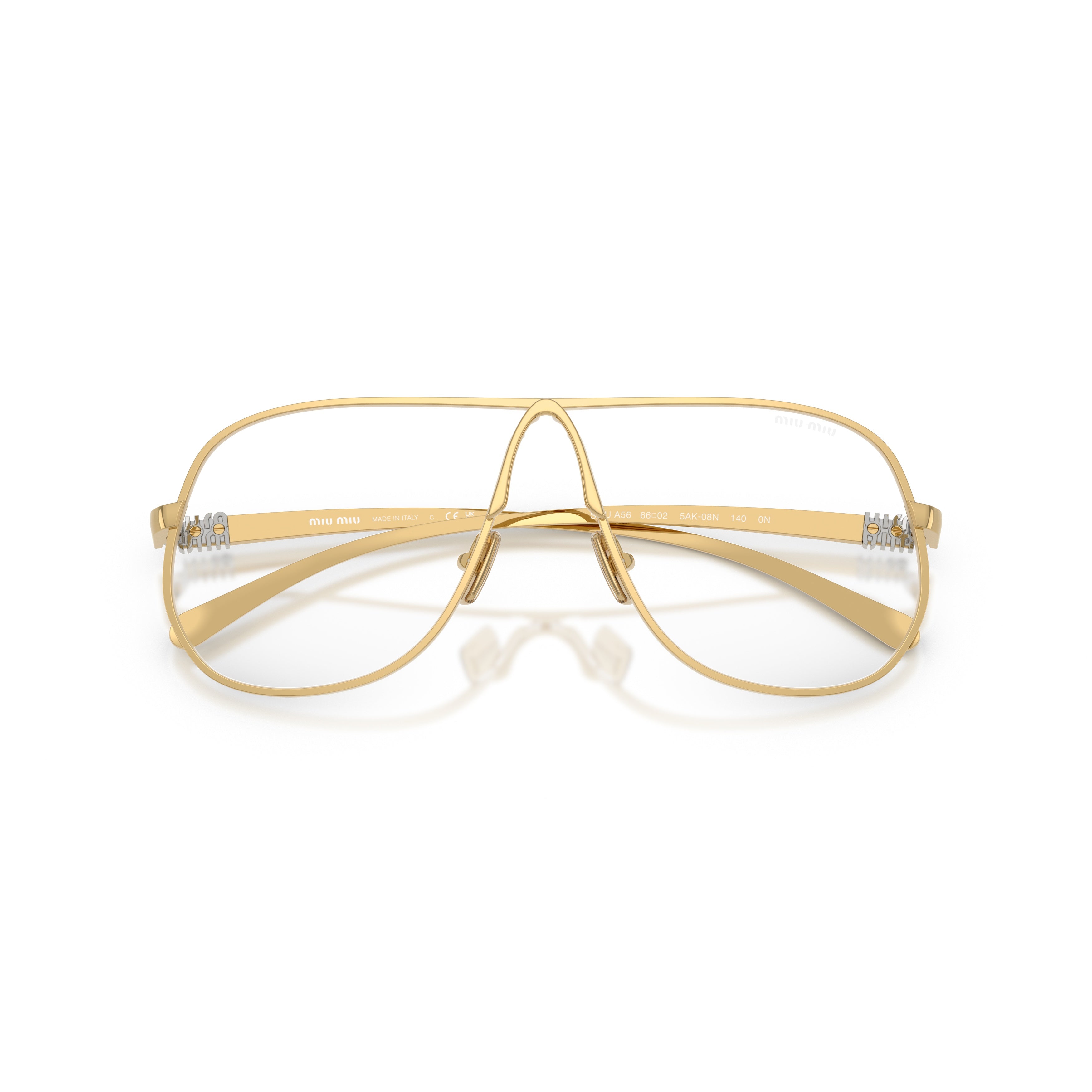0mu A56s Thin Metal Frame Aviator Sunglasses