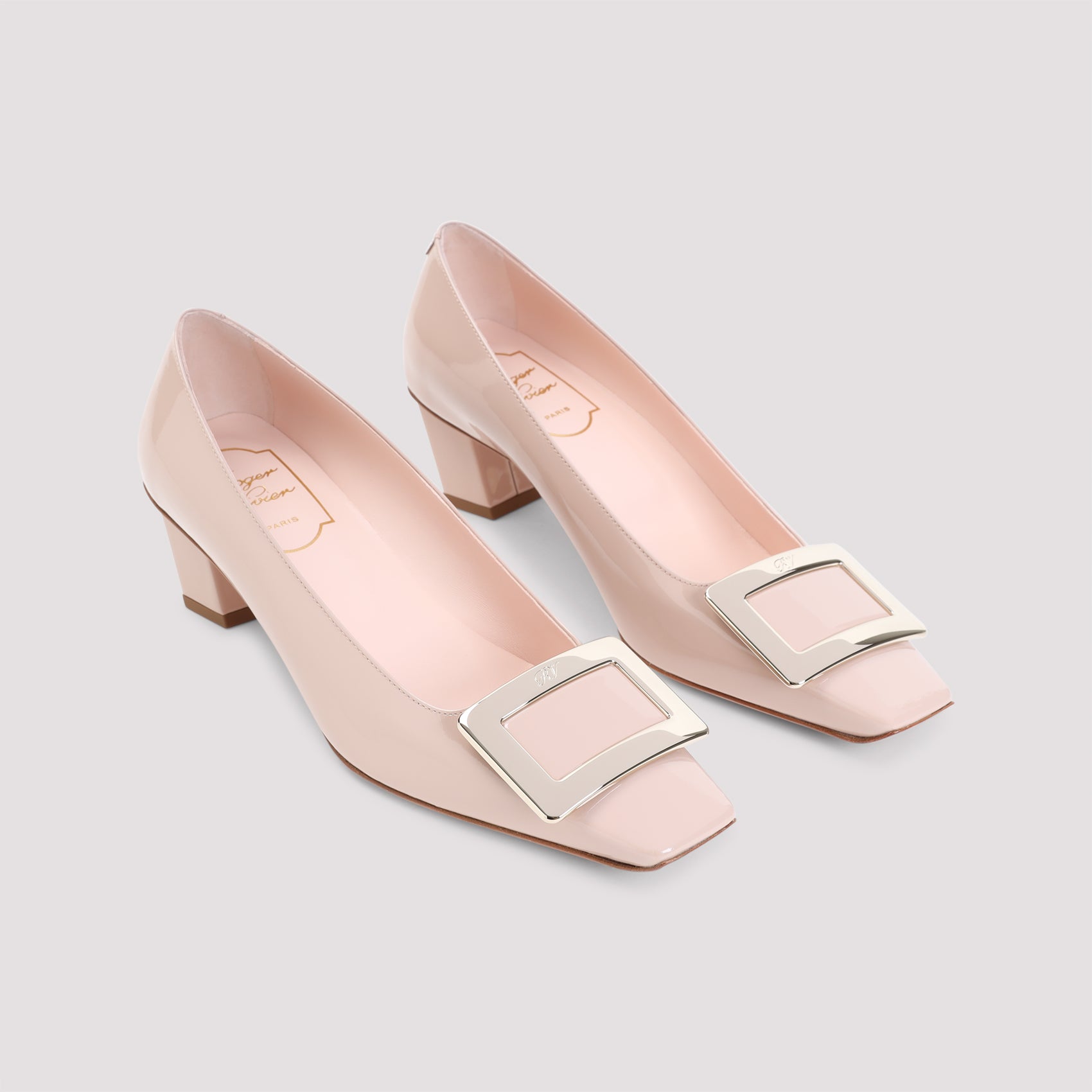 Nude Calf Leather Pumps