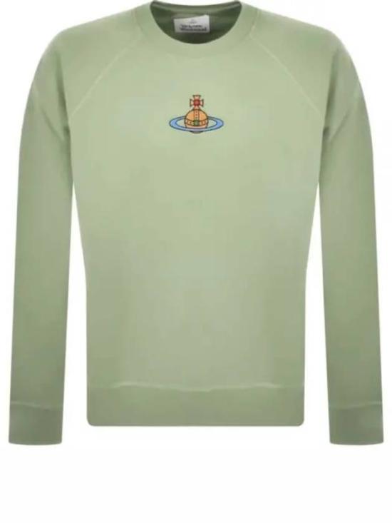 Long-Sleeved Crewneck Shirt with Embroidered Emblem