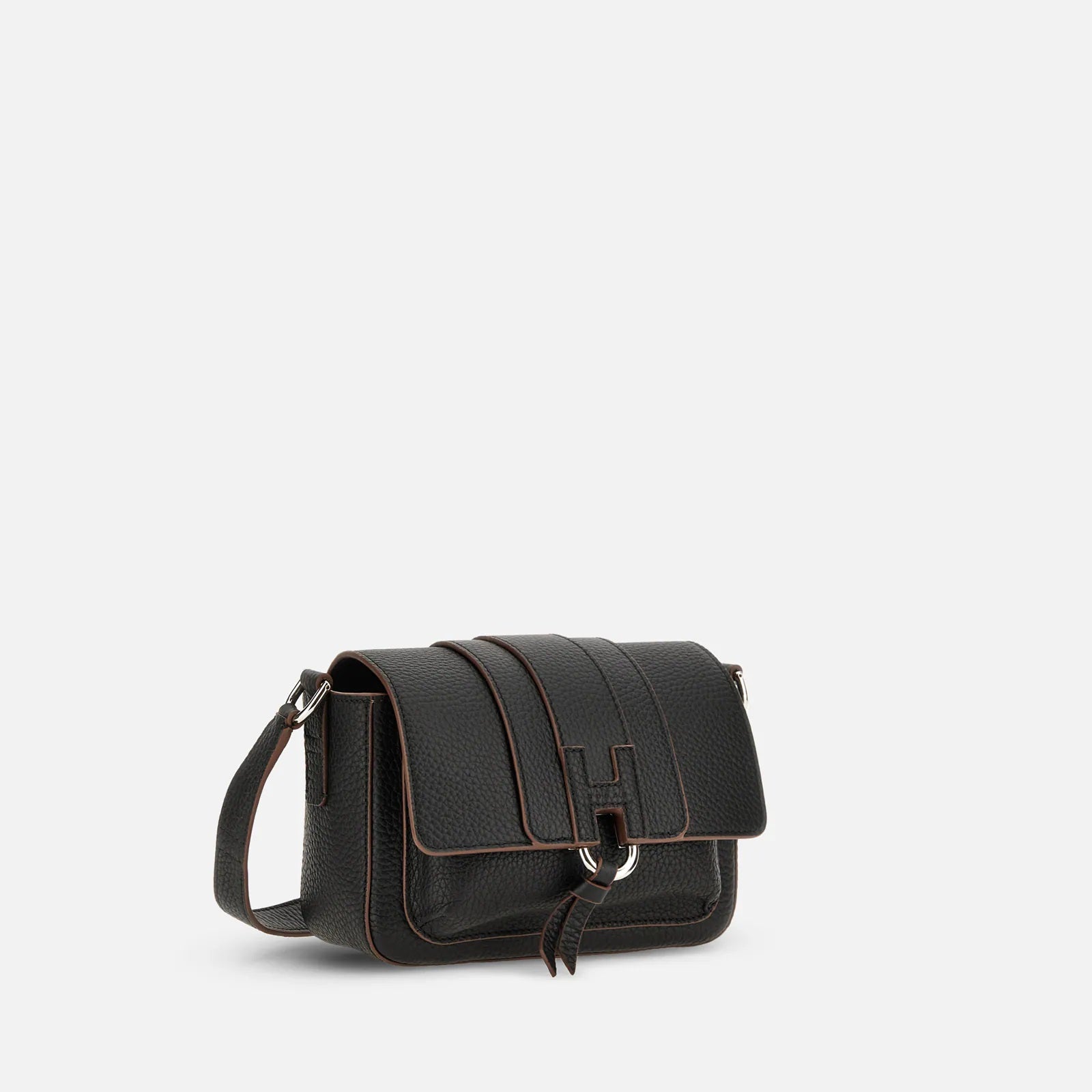 Black H01X Flap Bag Shoulder Bag