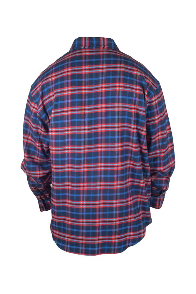 Red And Blue Checkered Cotton Shirt