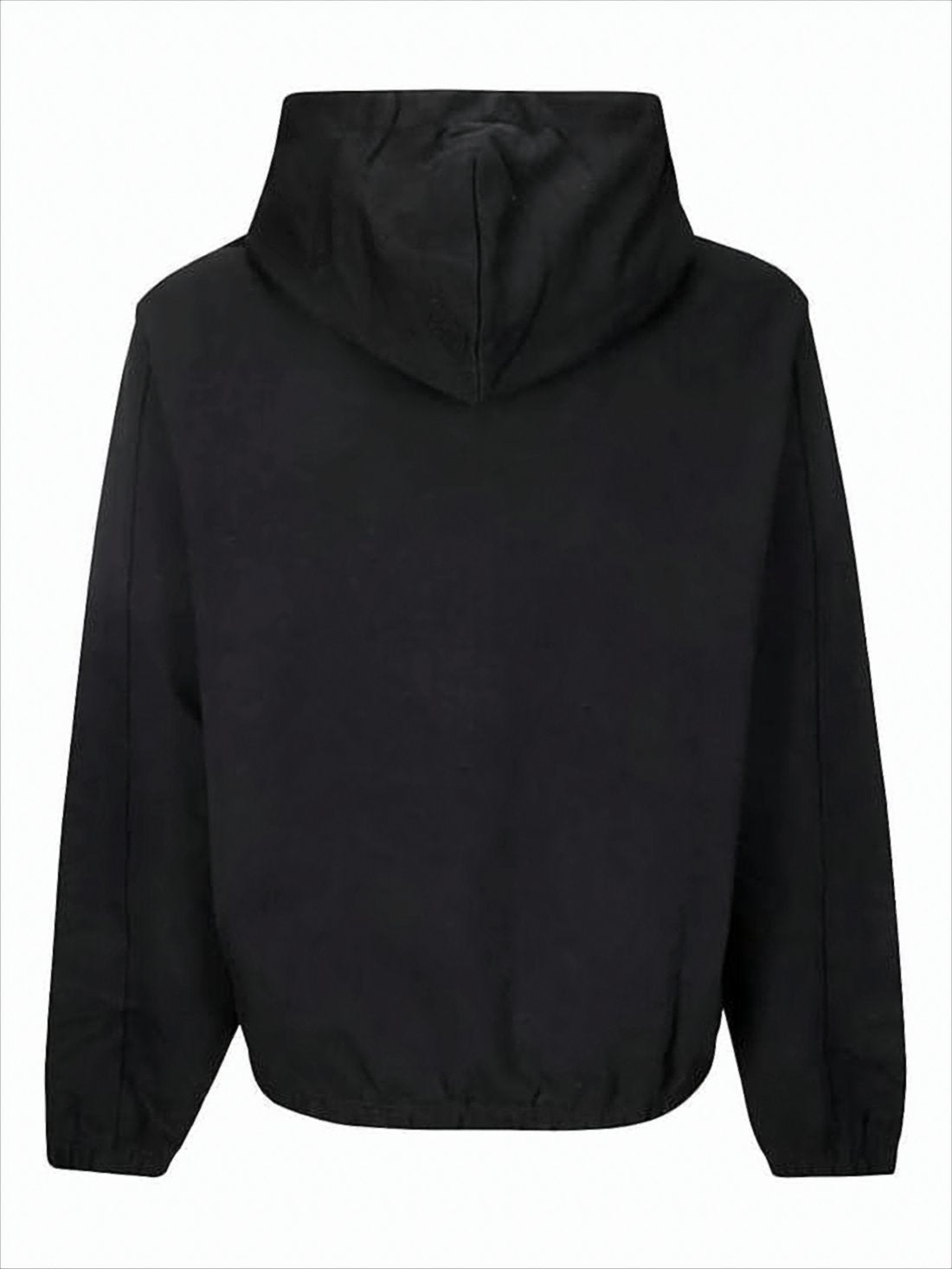 Relaxed-Fit Long-Sleeve Hoodie with Kangaroo Pocket