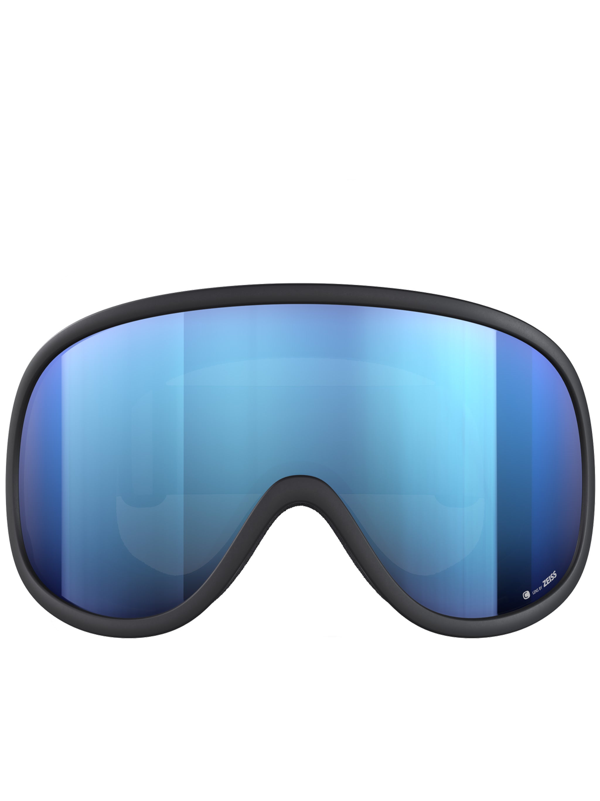 Black Retina Wraparound Blue-Tinted Ski Goggle