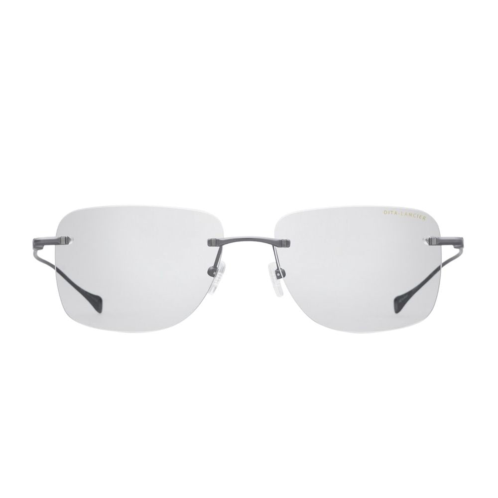 Lsa 119 Rimless Gray Gummetal Titanium Eyeglasses