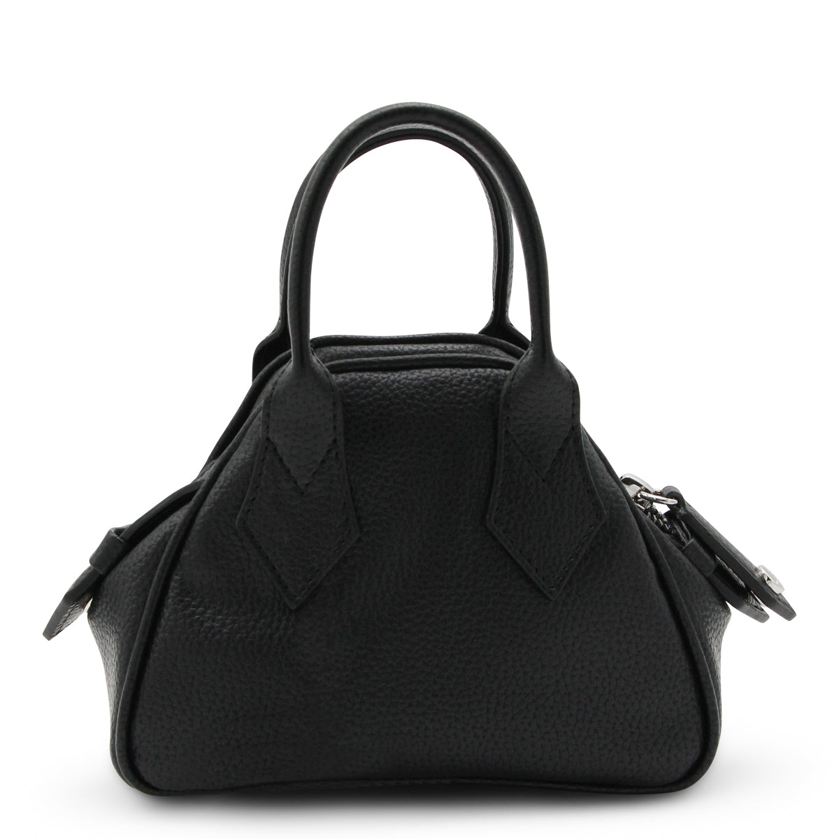 Black Top Handle Bag