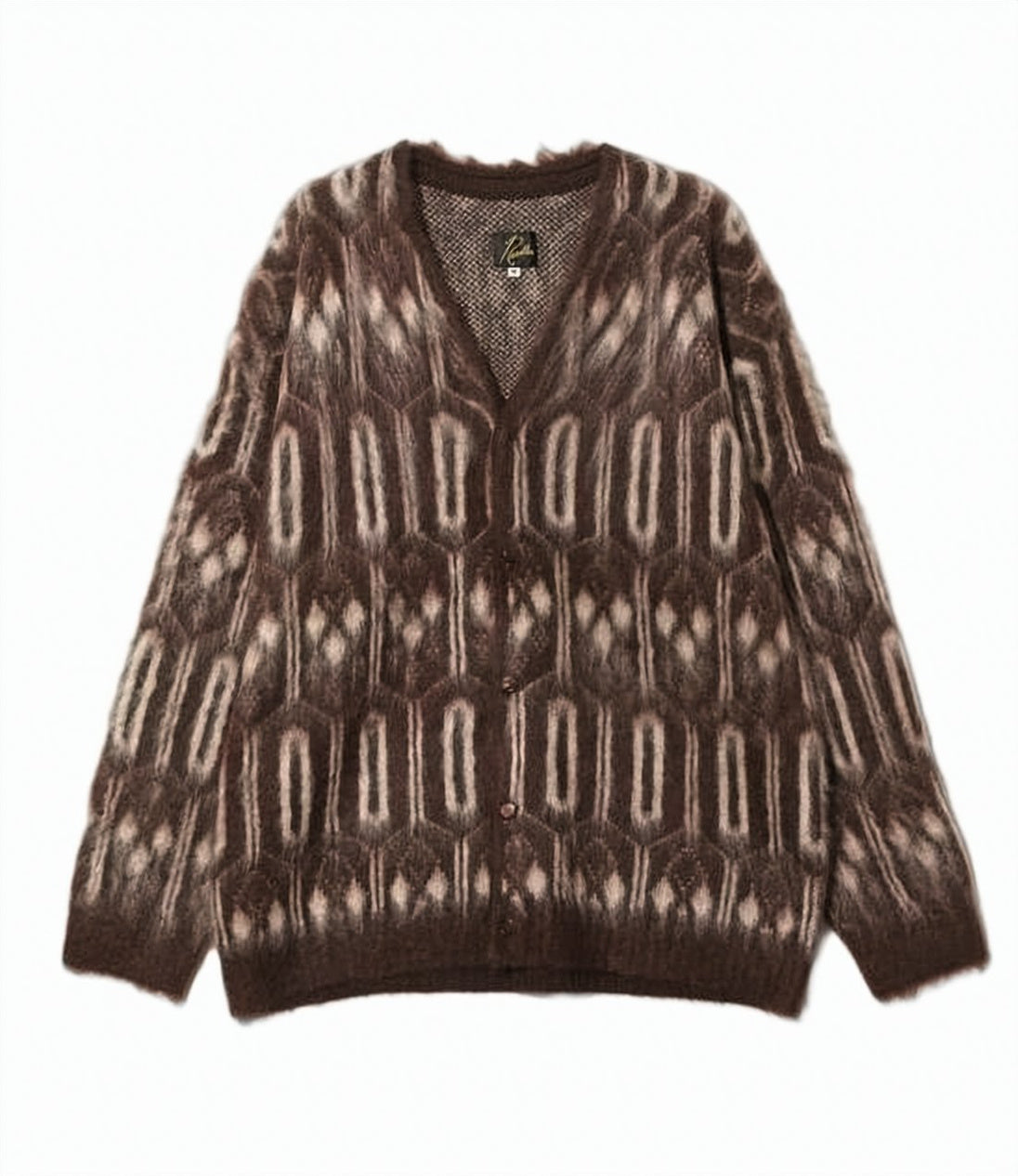 Cozy Geometric Pattern Cardigan
