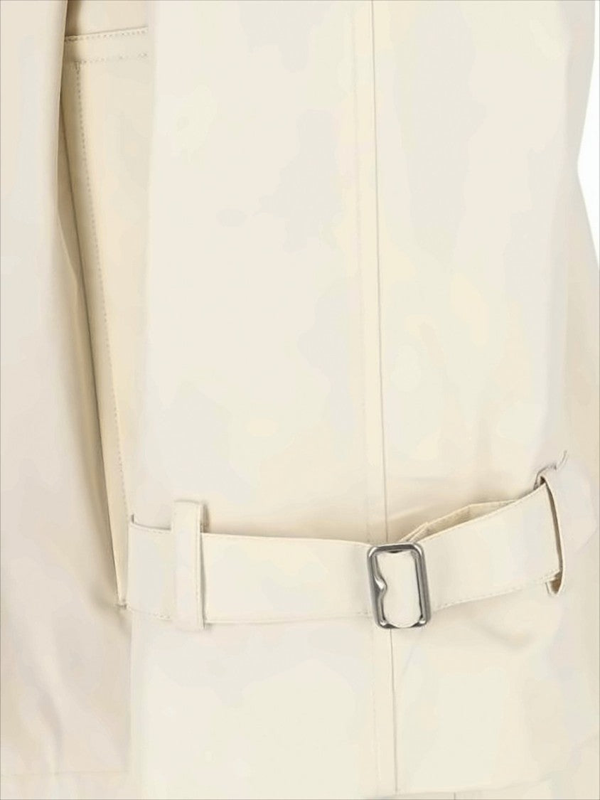Double-Breasted Jacket with Belted Waist