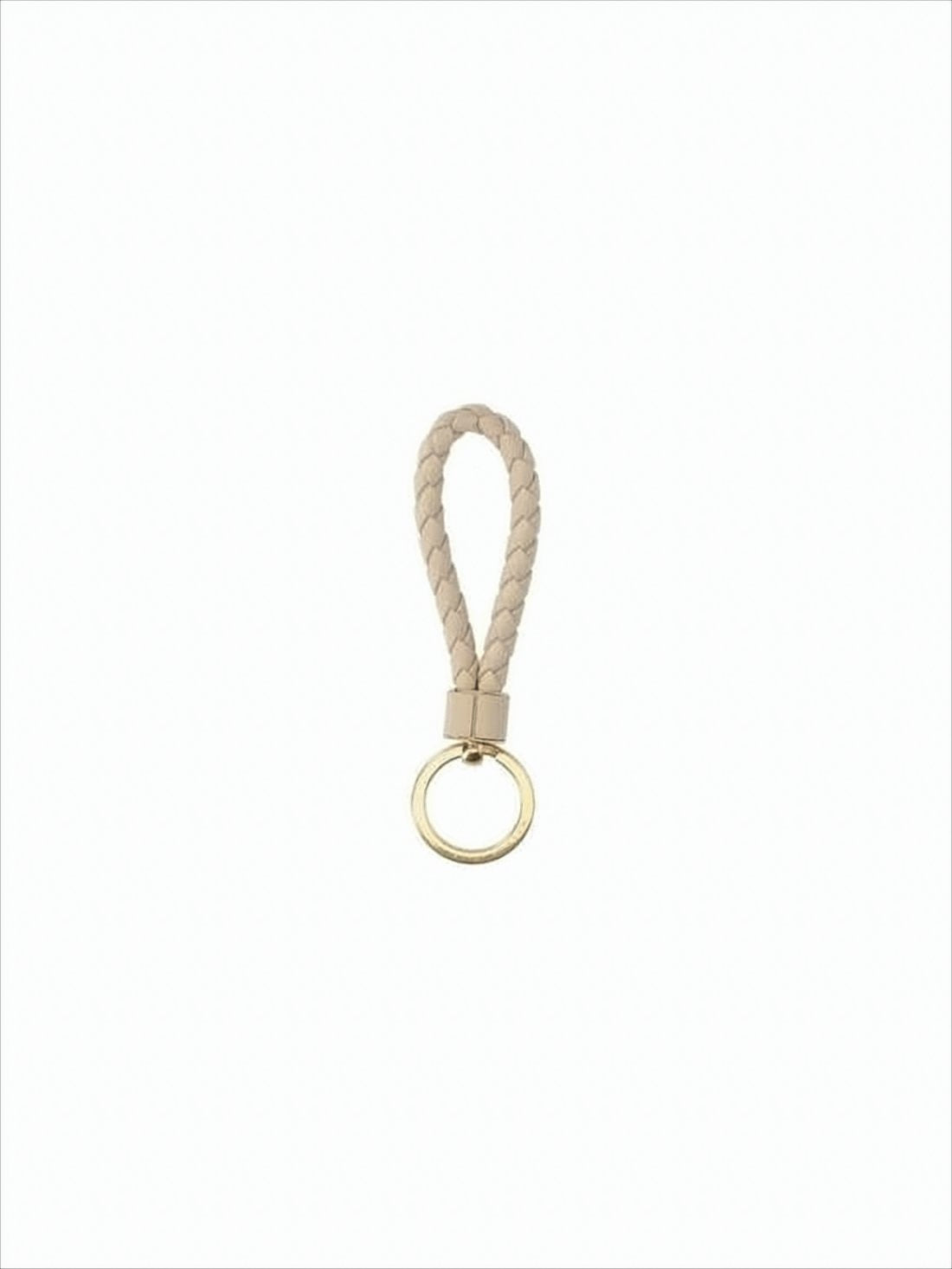 Braided Lamb Leather Keyring