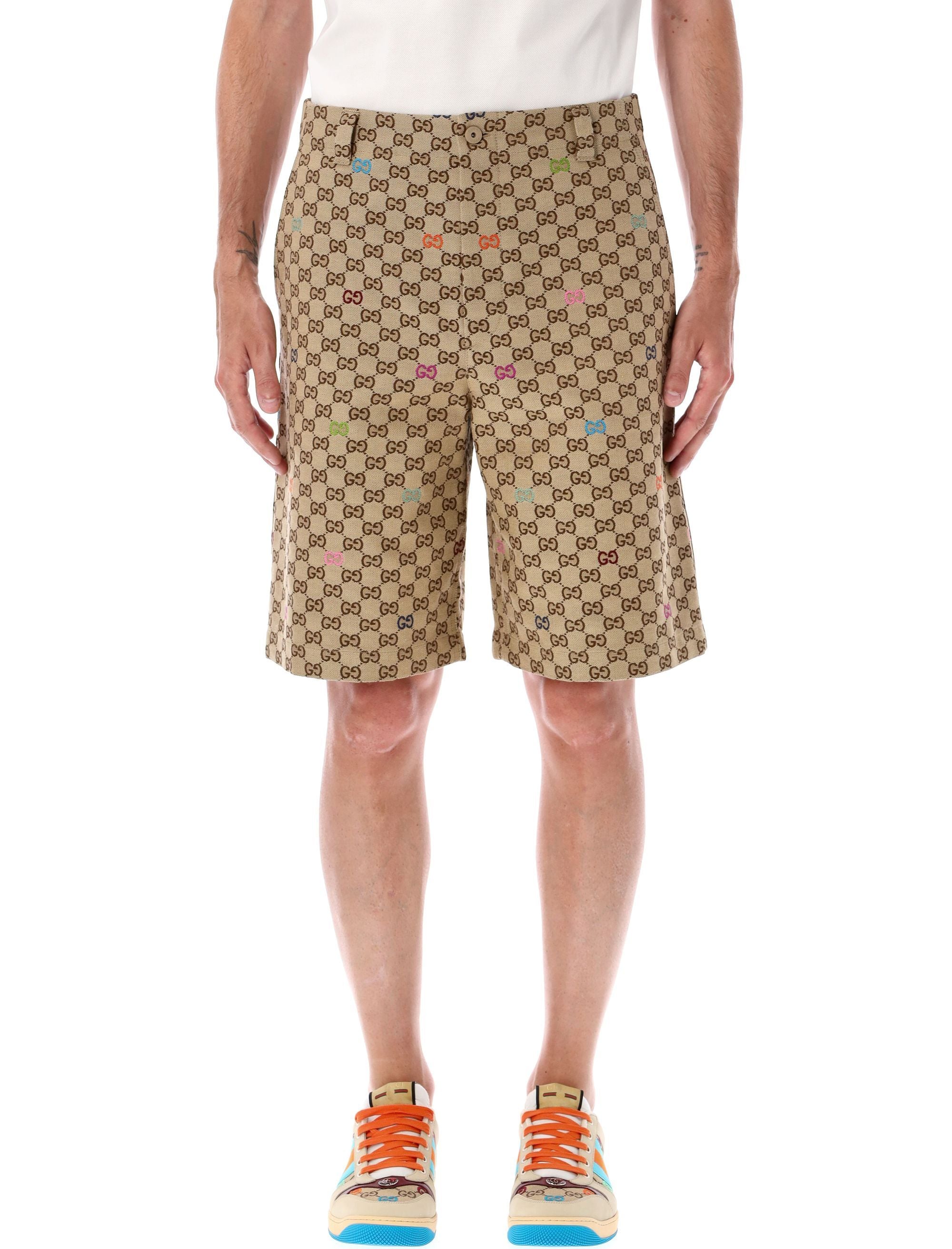 Gg Canvas Shorts