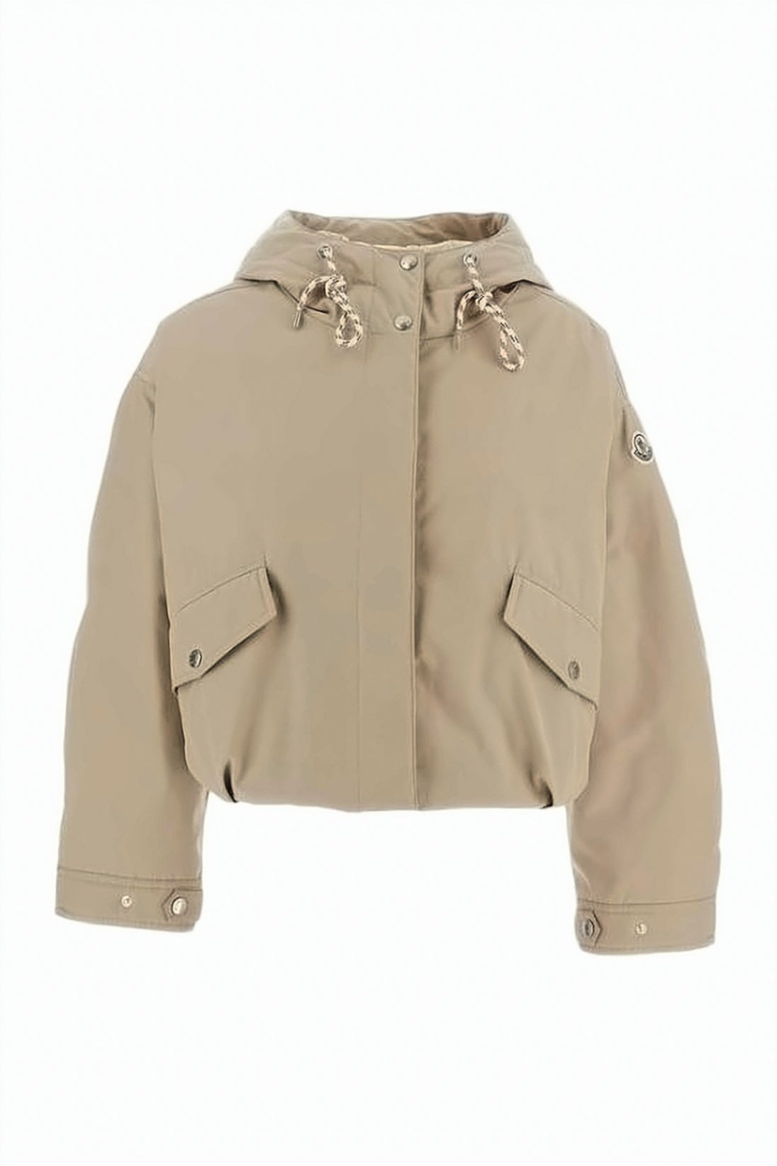 Cropped Padded Jacket with Adjustable Hood