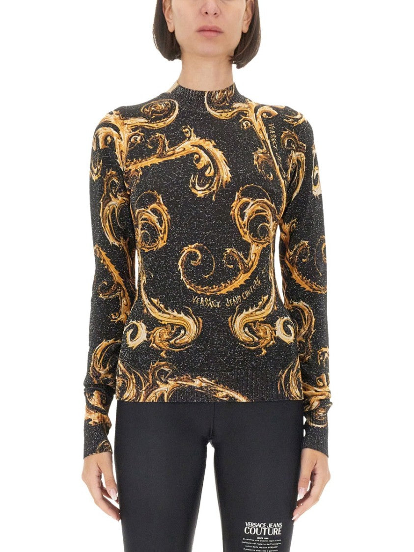 Lurex Knit T-Shirt