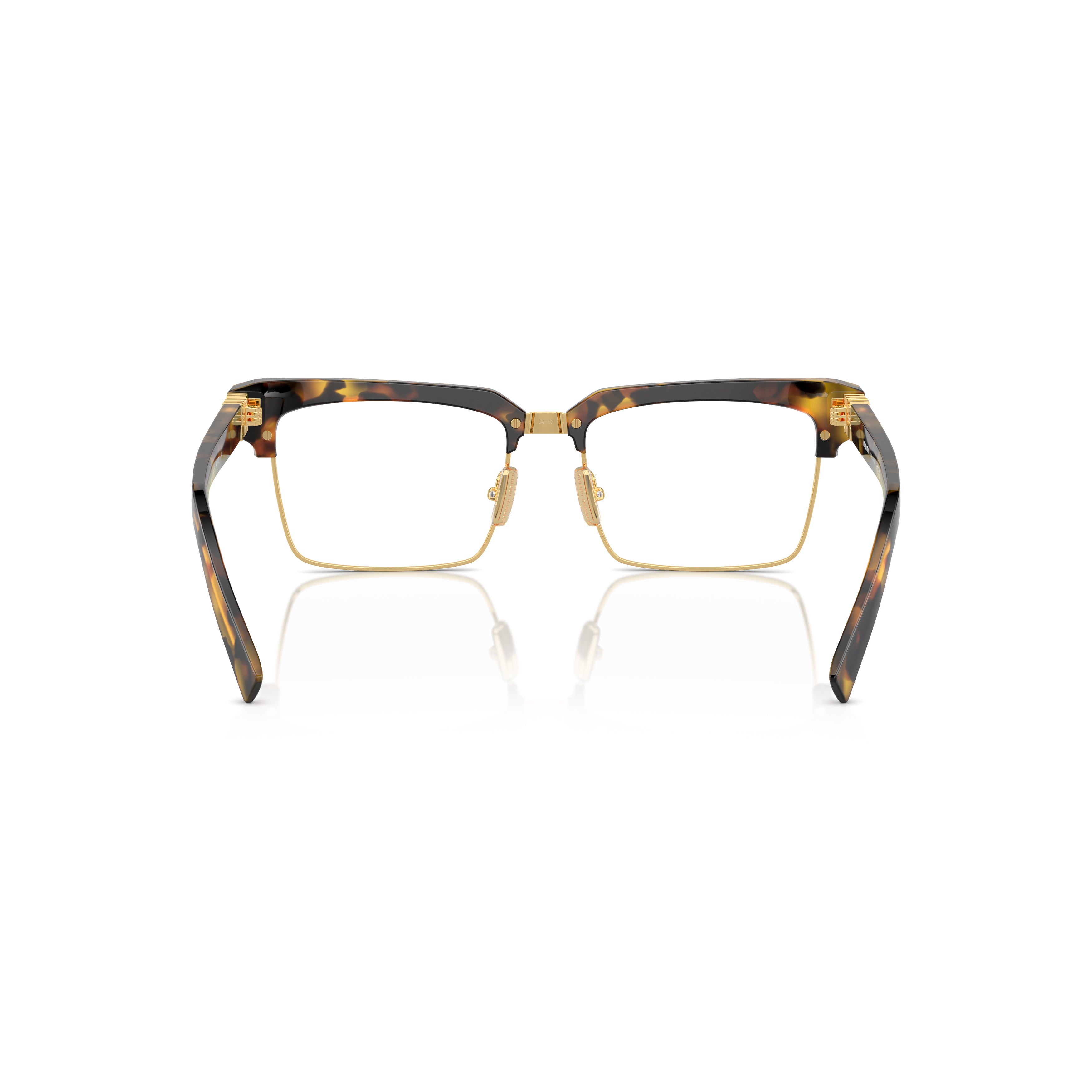 0mu 11xv Square Tortoiseshell Acetate Eyeglasses