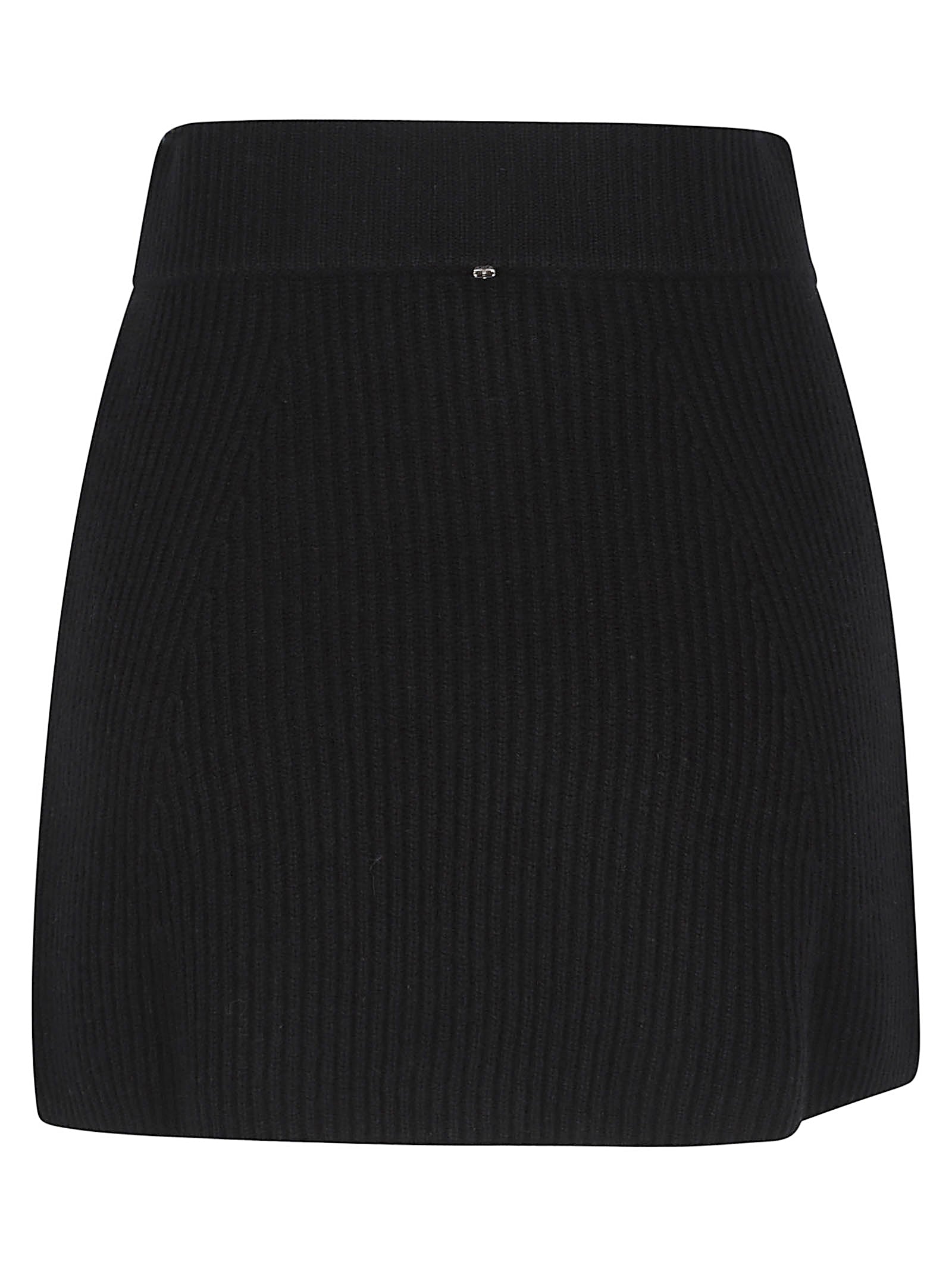 Ribbed Knit Mini Skirt