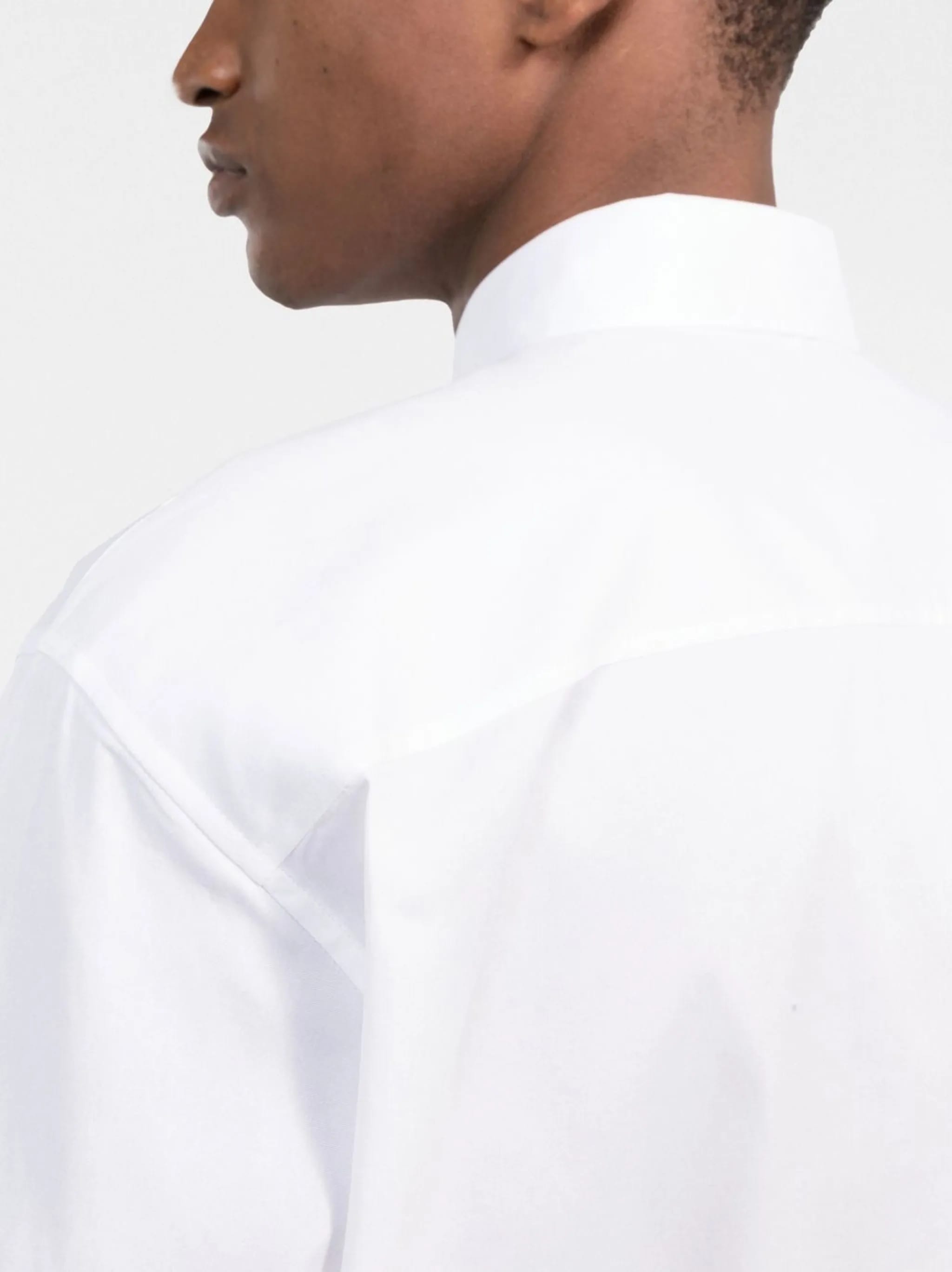 Relax Dan White Cotton Pointed Shirt