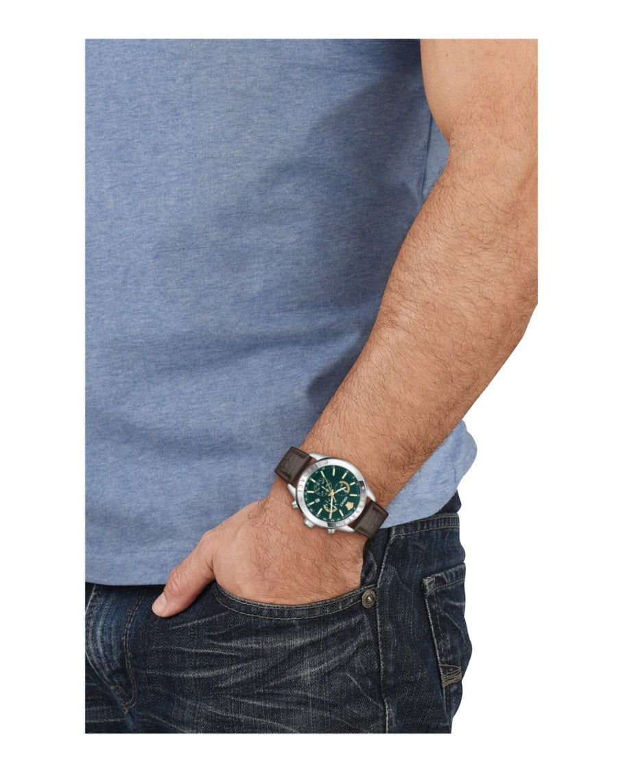 Athletic Chrono Leather Strap