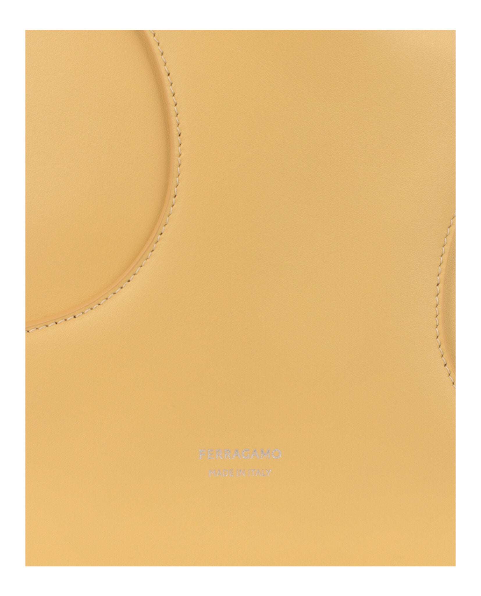 Debossed Cut-Out Hobo Bag