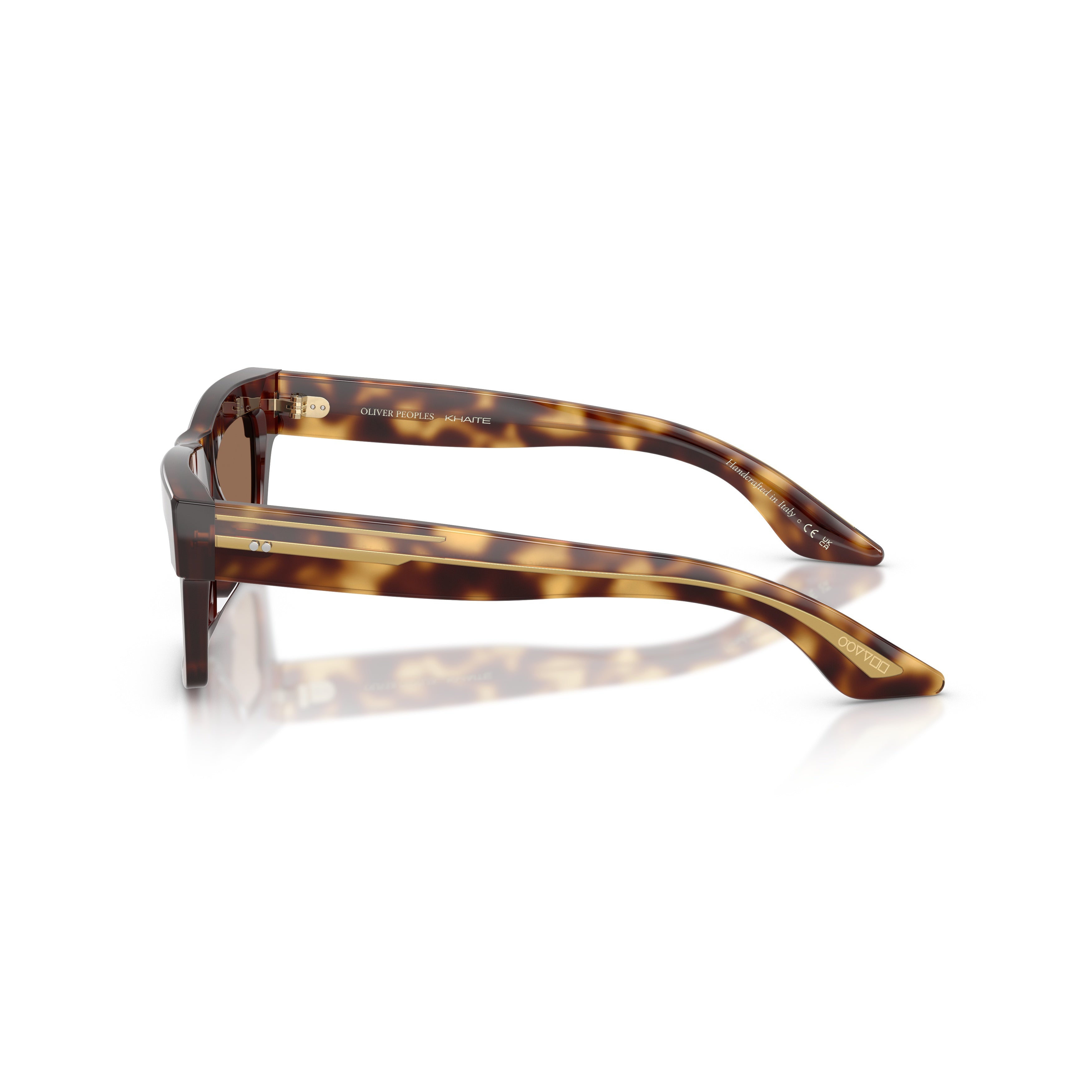 0ov5607su Bold Tortoiseshell Rectangular Sunglasses with Chunky Frame