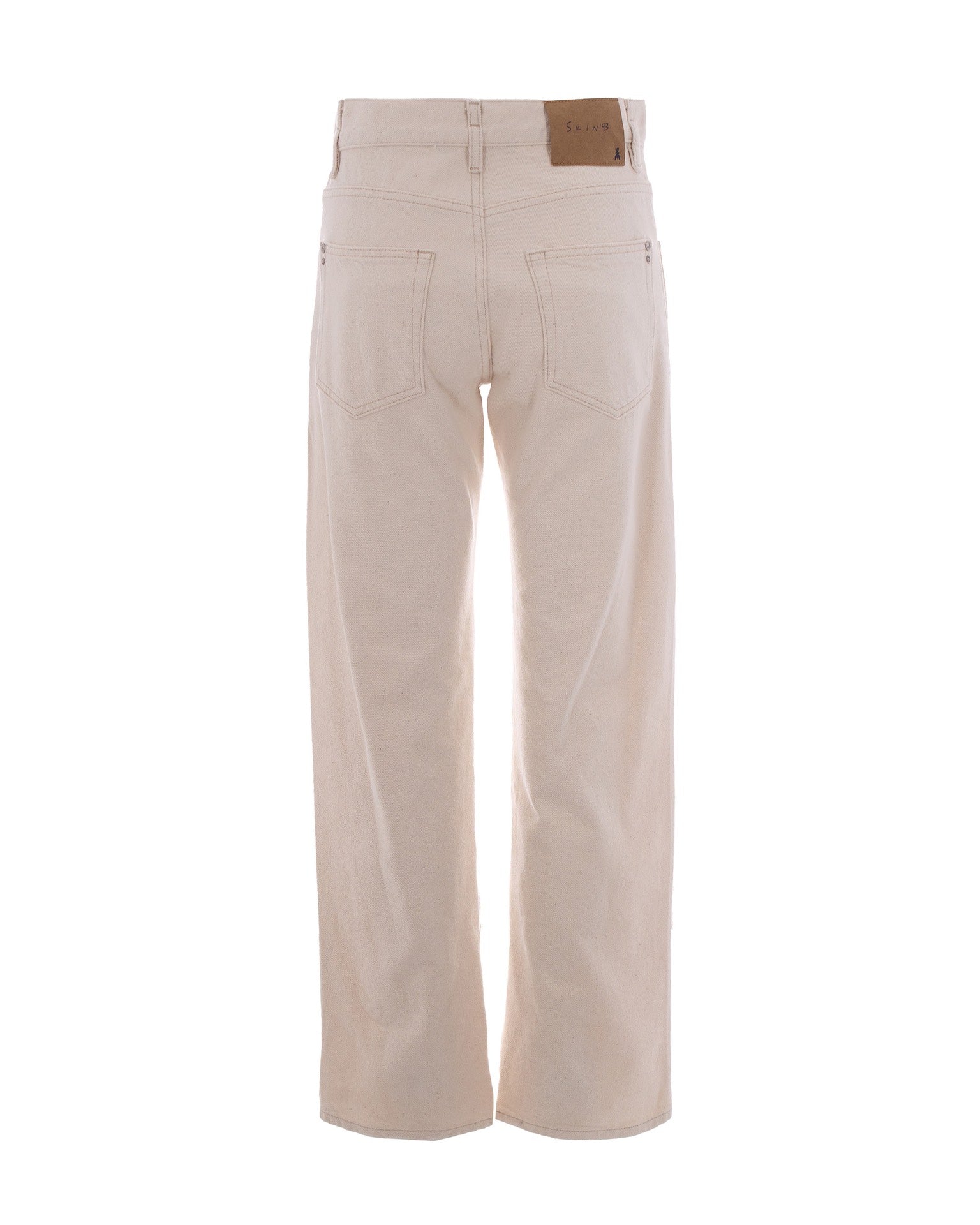 Beige Wash Jeans