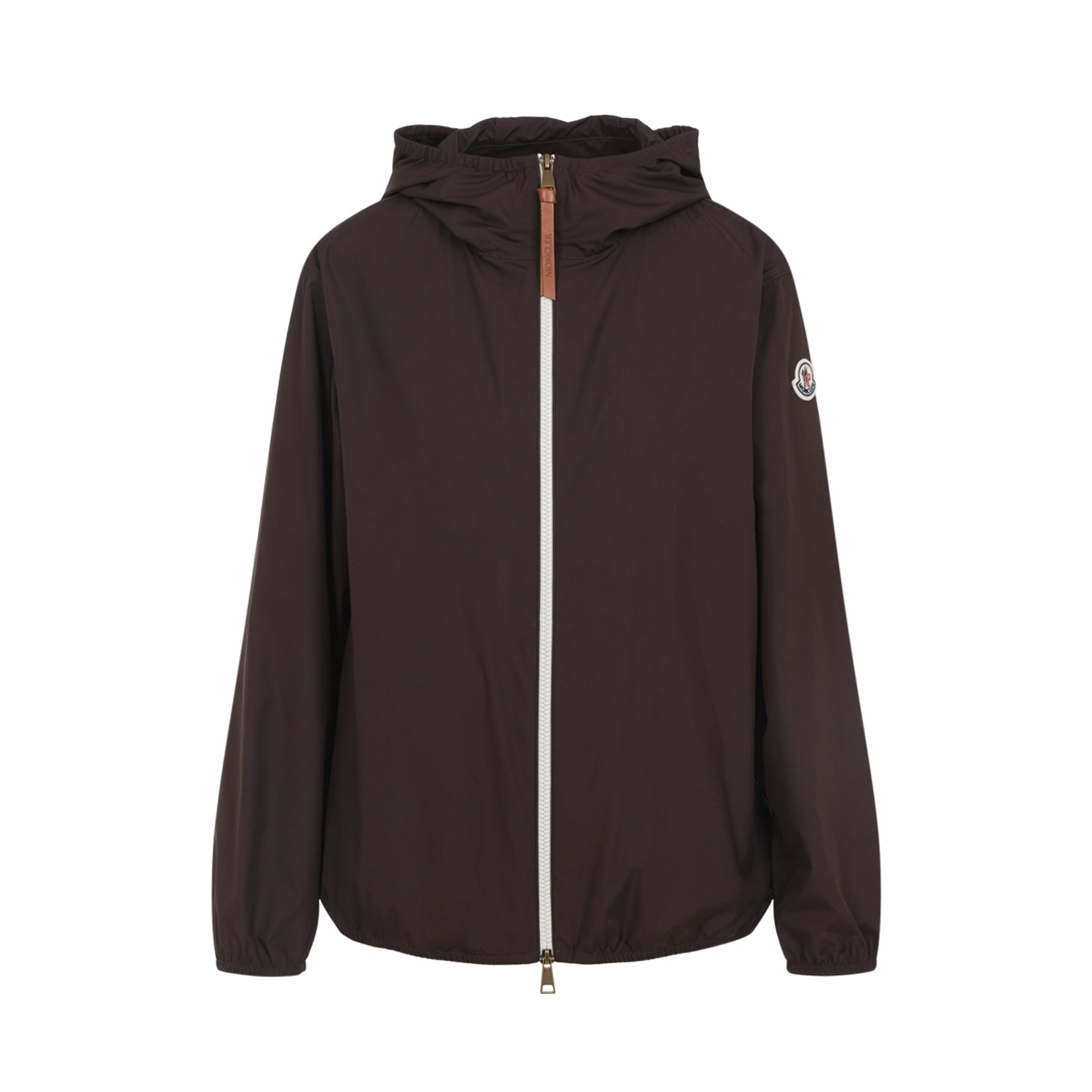 Lightweight Black Polyester Jacket with Minimalist Design