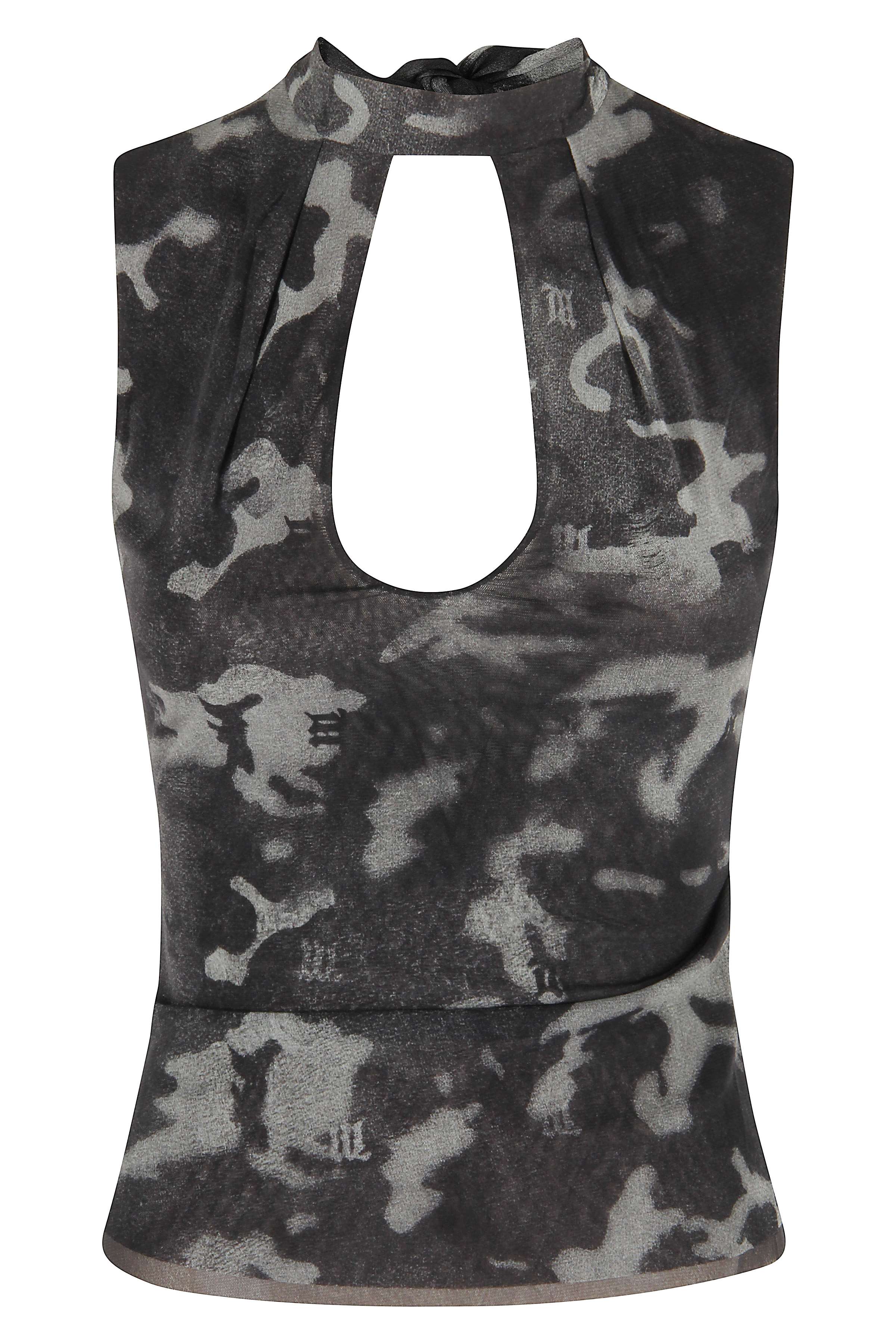 Camo Mesh Tank Top