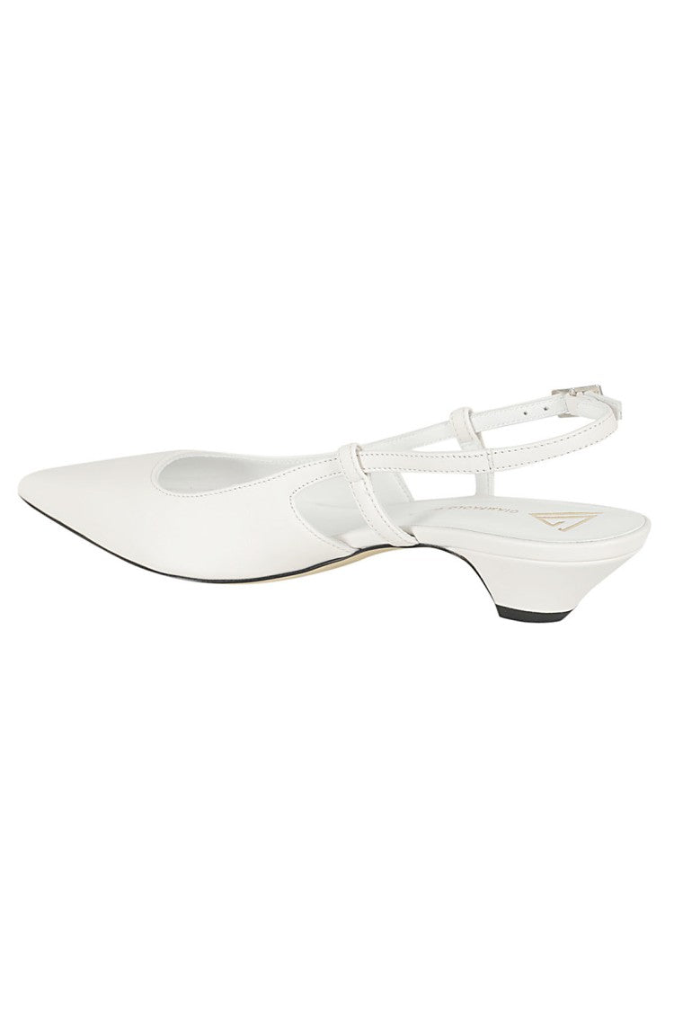 Smooth Leather Sandal With Open Back