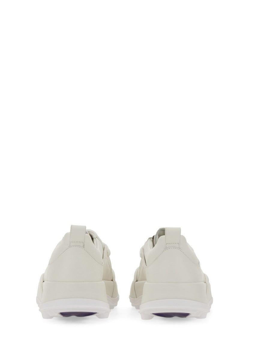 Orb Leather Sneakers With Chunky Sole