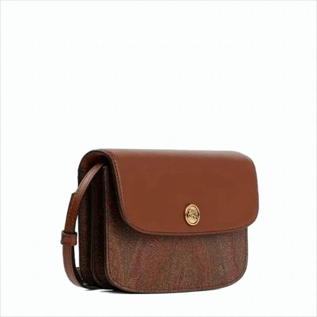 Textured Paisley Shoulder Bag