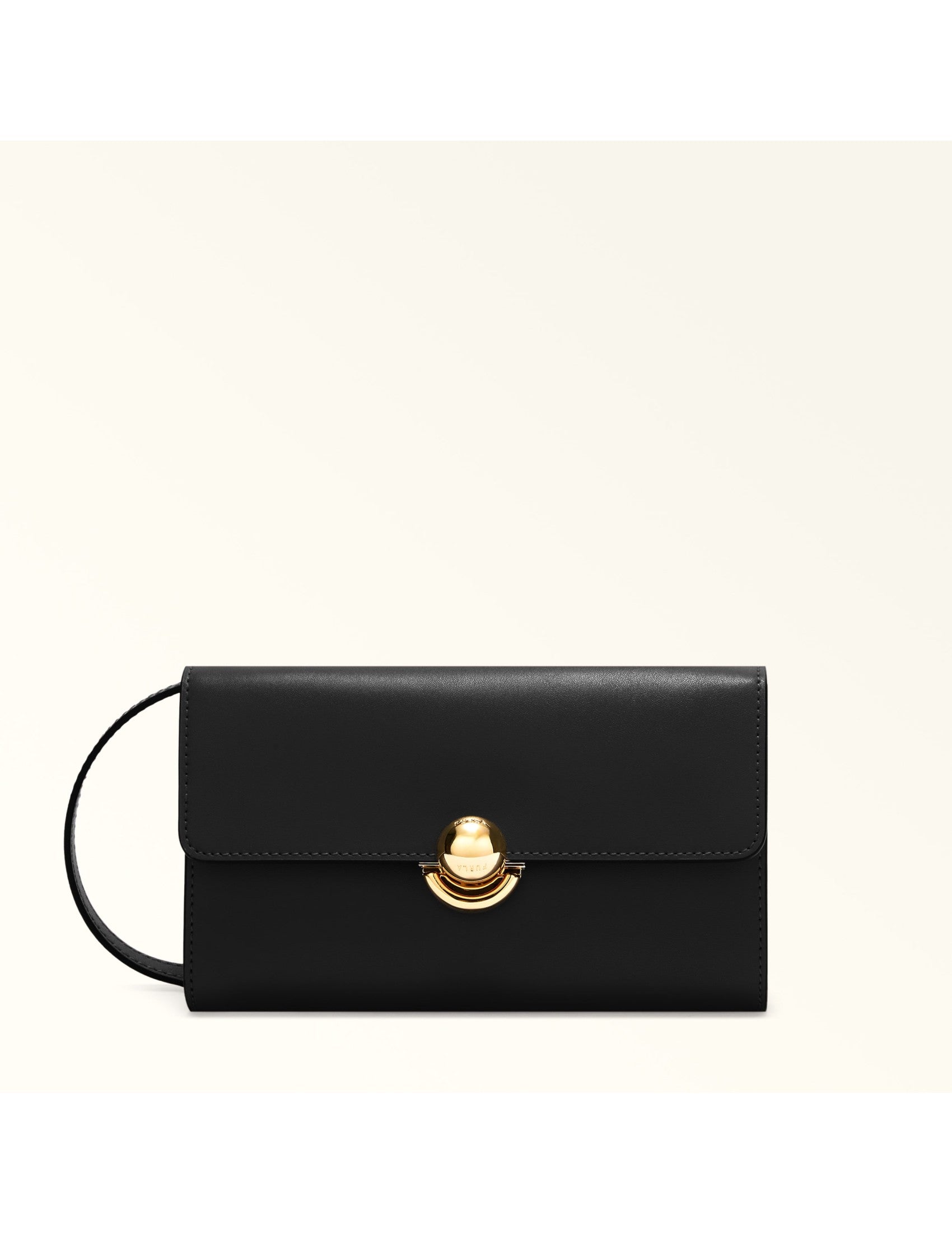Black Sfera Leather Crossbody Bag