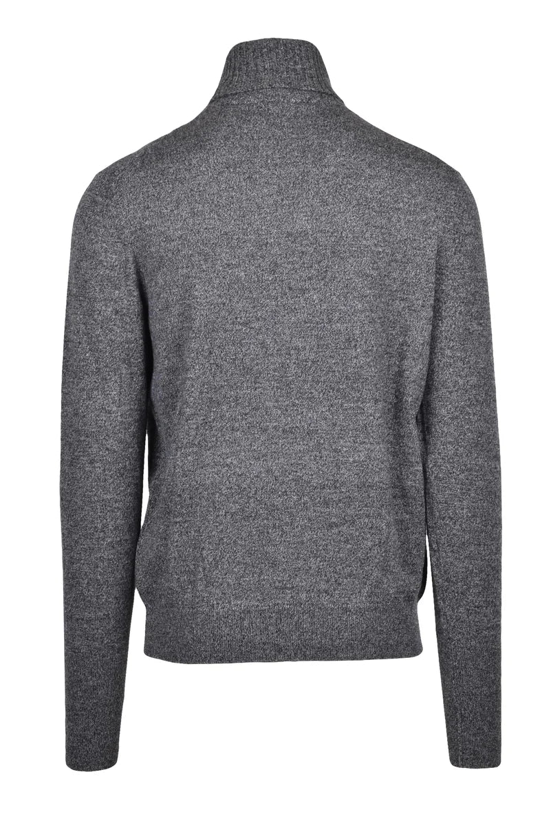 Cashmere Turtleneck Pullover - Grey