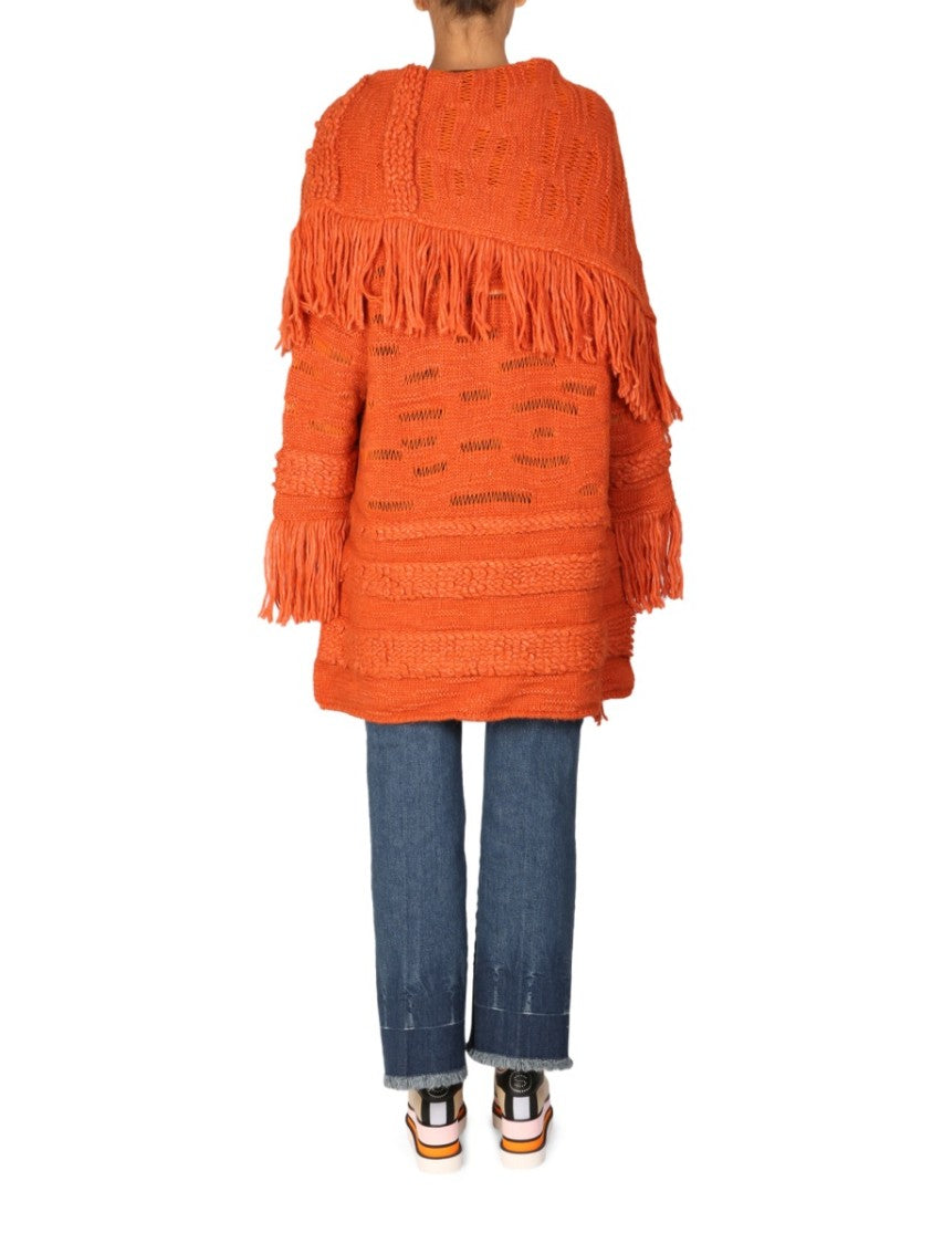 Knitted Textured Coat