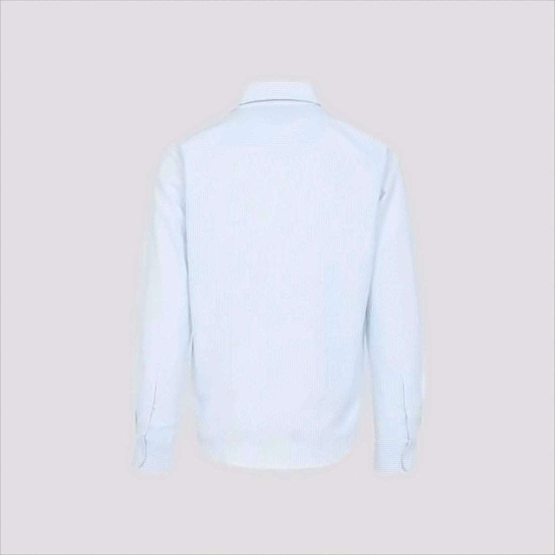 Light Blue and White Pinstripe Long-Sleeve Shirt