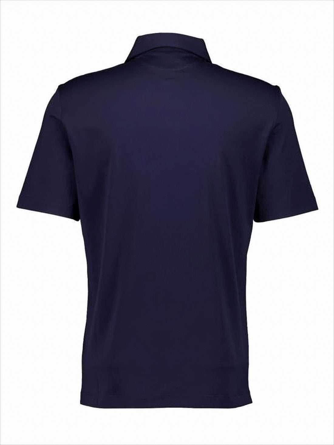 Short-Sleeve Polo Shirt with Traditional Collar