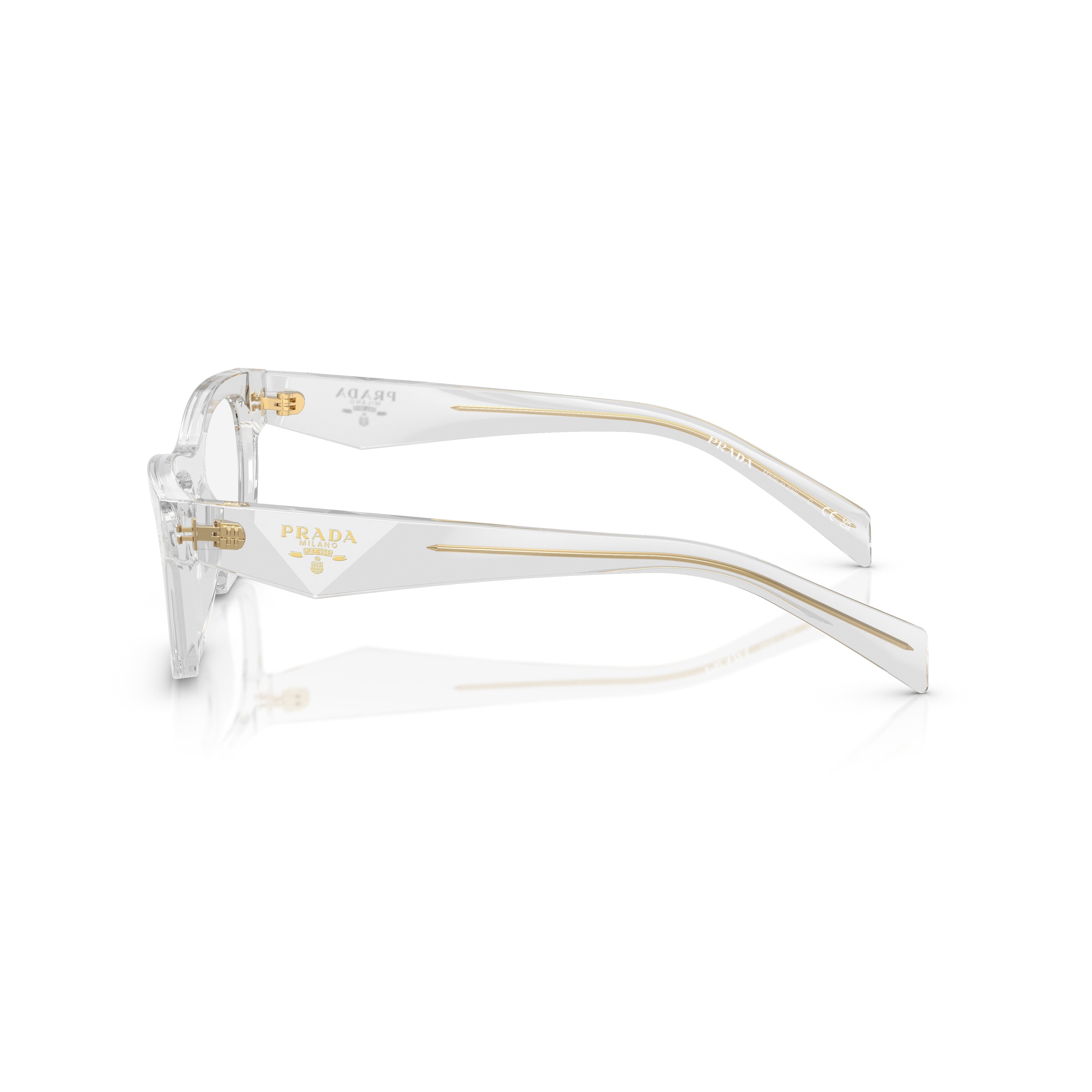 0pr B01v Bold Square Transparent Acetate Sunglasses