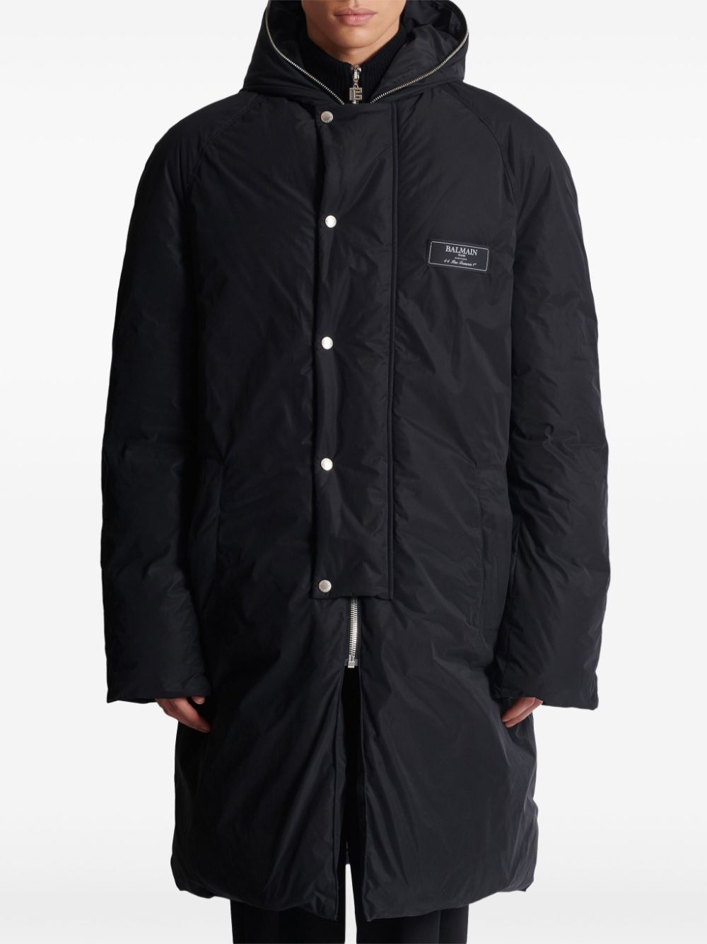 Satin-Trimmed Black Jacket