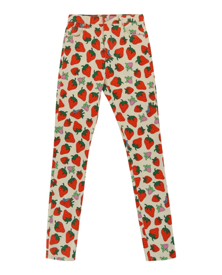 Strawberry Cotton Skinny Pant