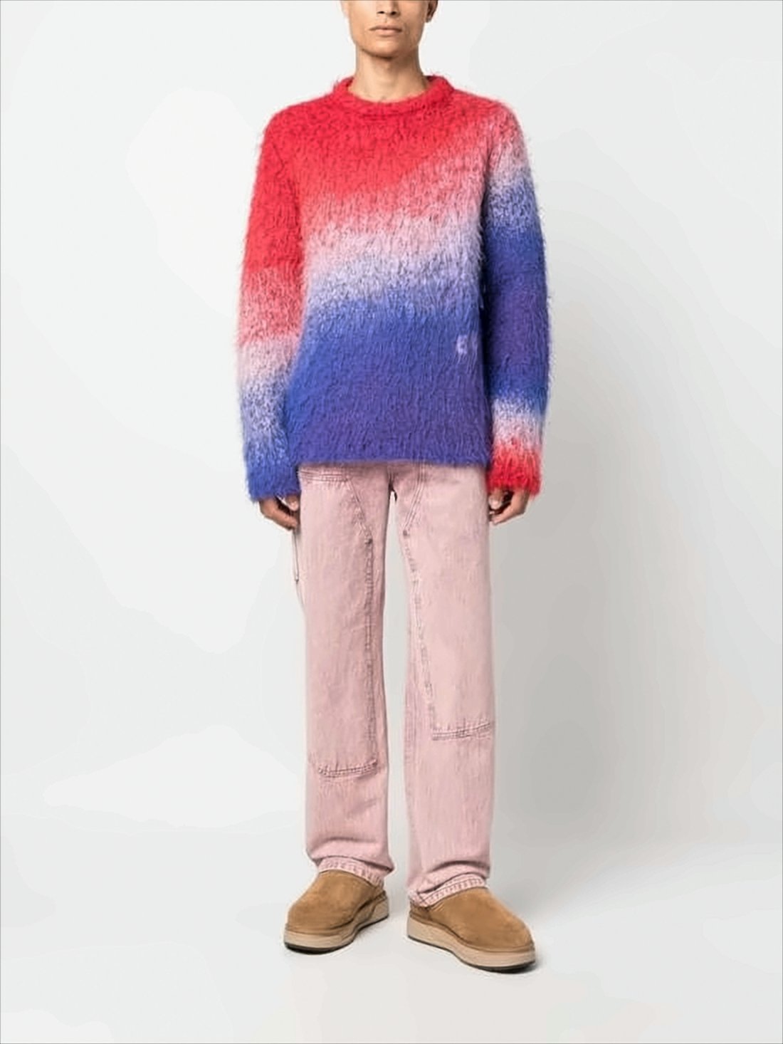 Gradient Mohair Blend Sweater