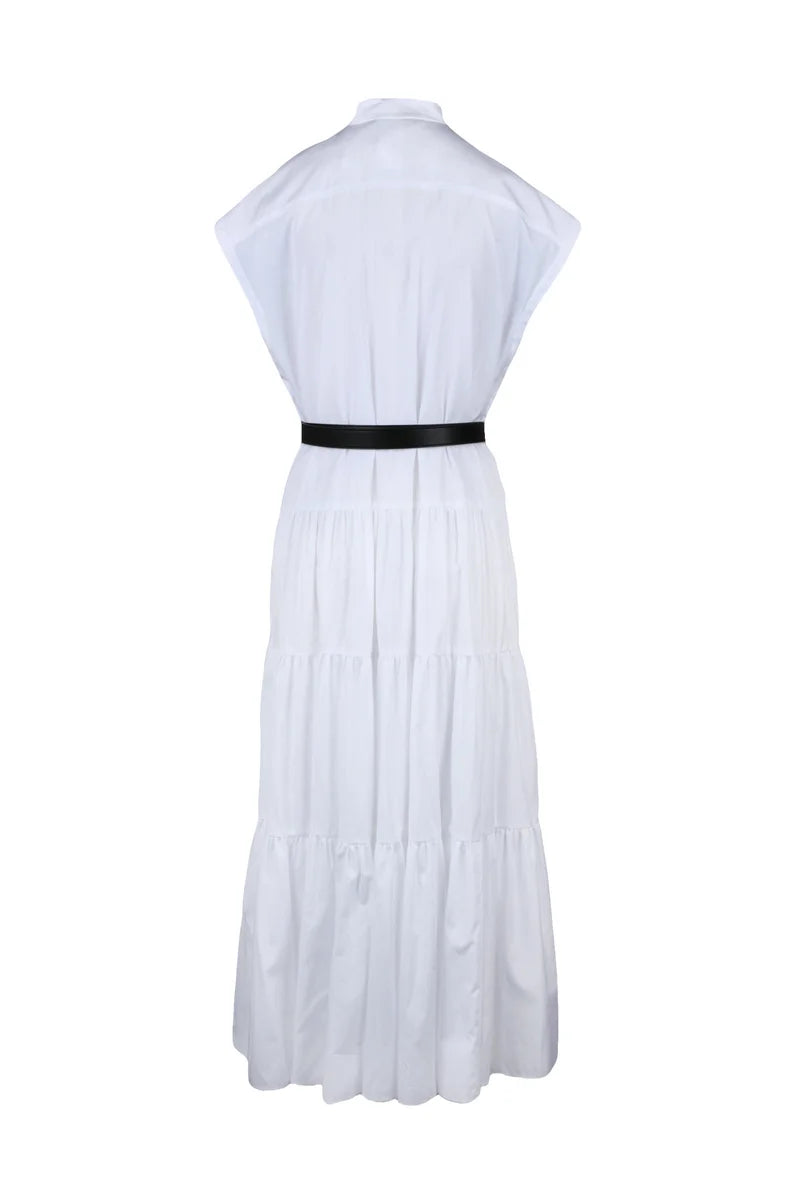 Bairo Cotton Chemise Dress - White