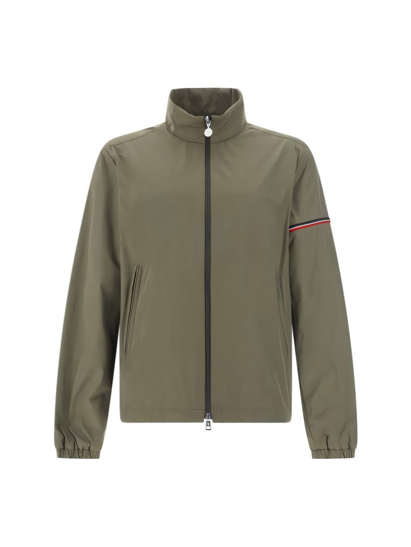 Green Jacket With High Collar