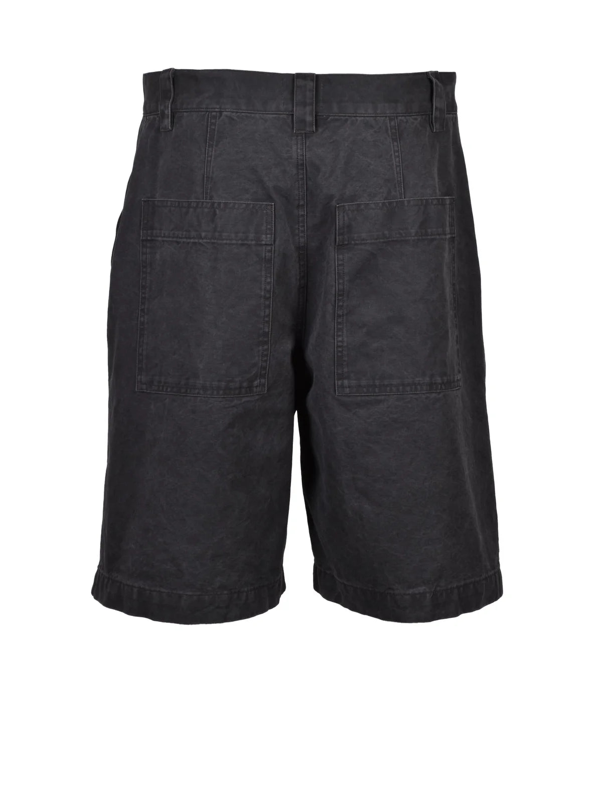 Mid-Thigh Relaxed Fit Cotton Shorts