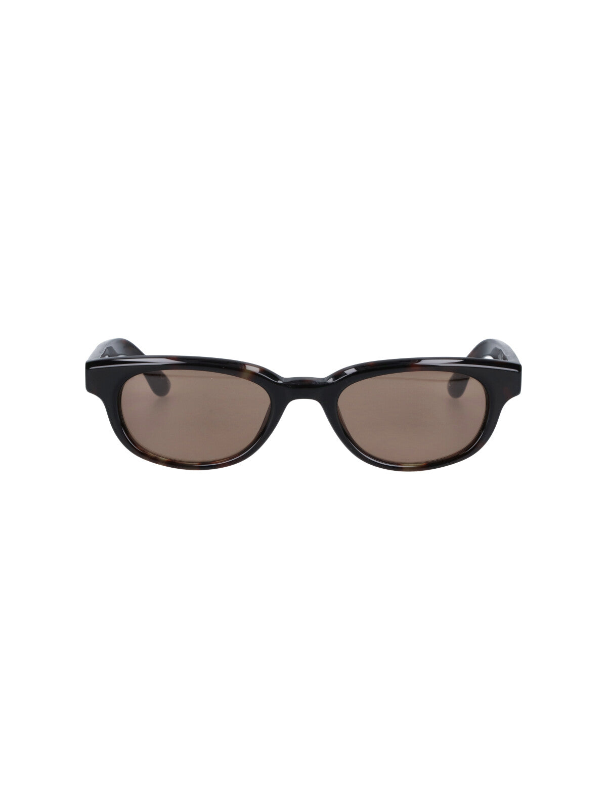 Brown Lyra Tortoiseshell Acetate Minimalist Sunglasses