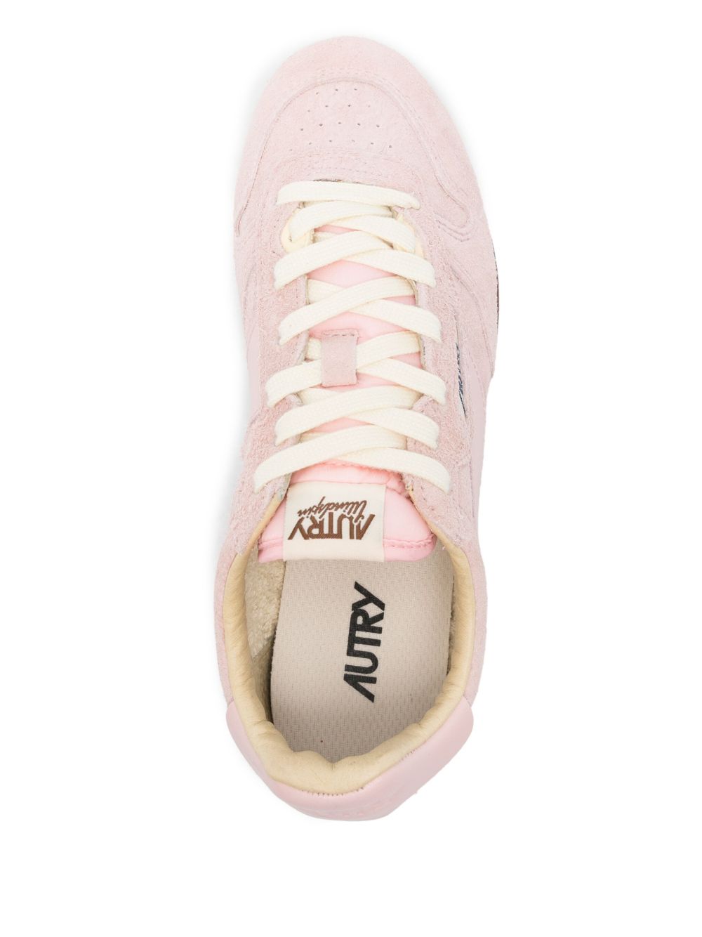 Light Pink Suede Sneakers