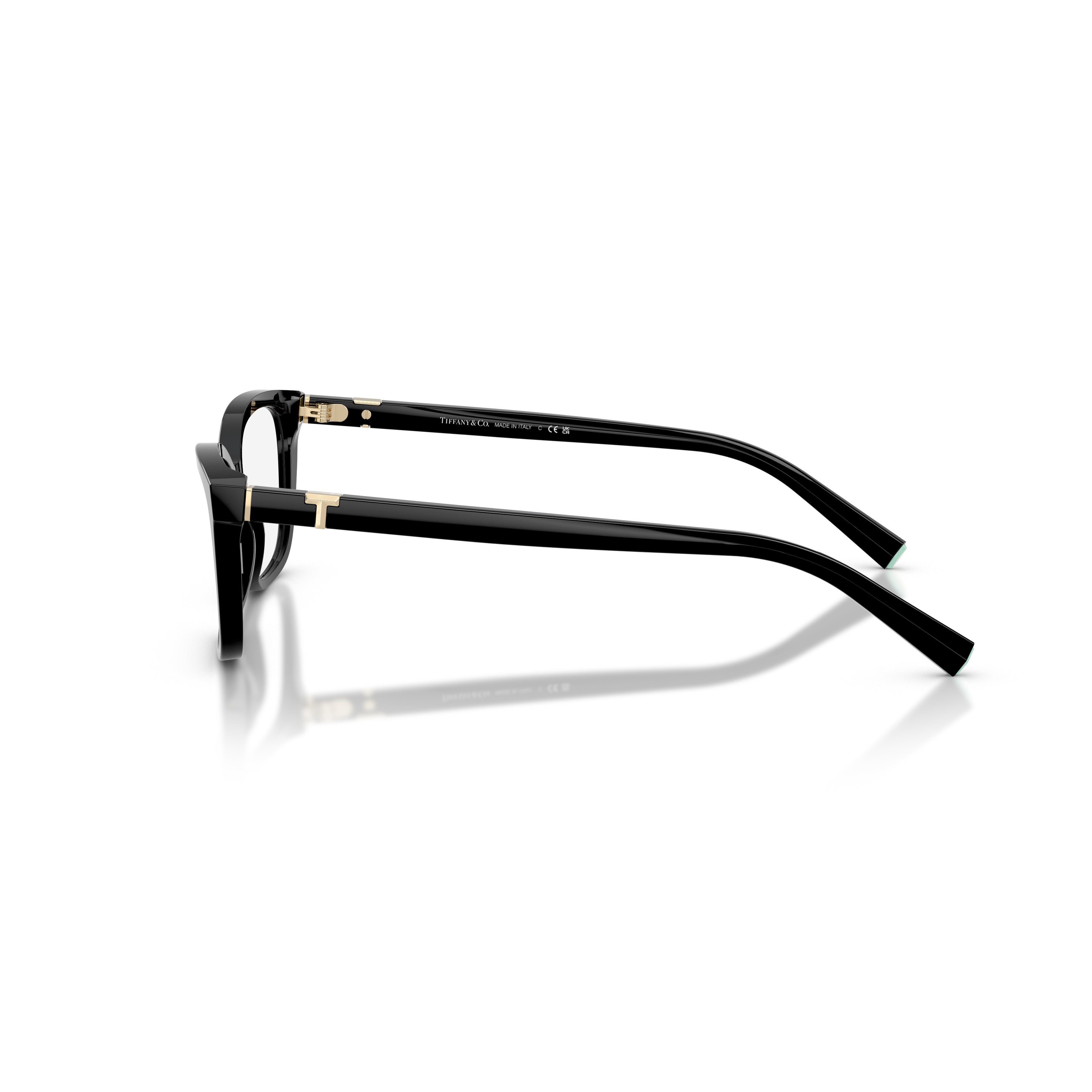0tf2282 Rectangular Black Acetate Eyeglasses