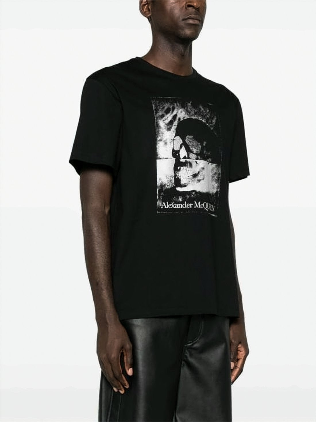 Graphic Skull Print Black T-Shirt