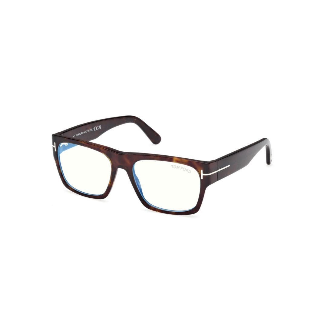Ft6035-B Tortoiseshell Rectangular Frame Eyeglasses