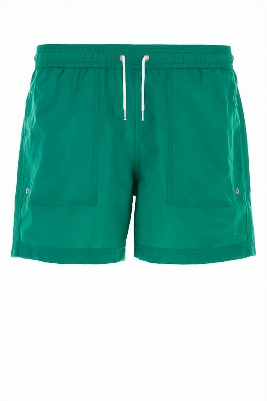 Vibrant Green Polyamide Shorts
