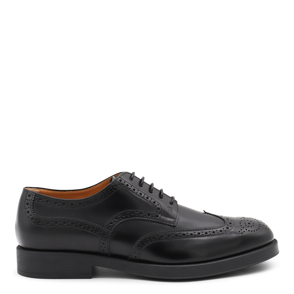 Black Leather Lace Up Shoes
