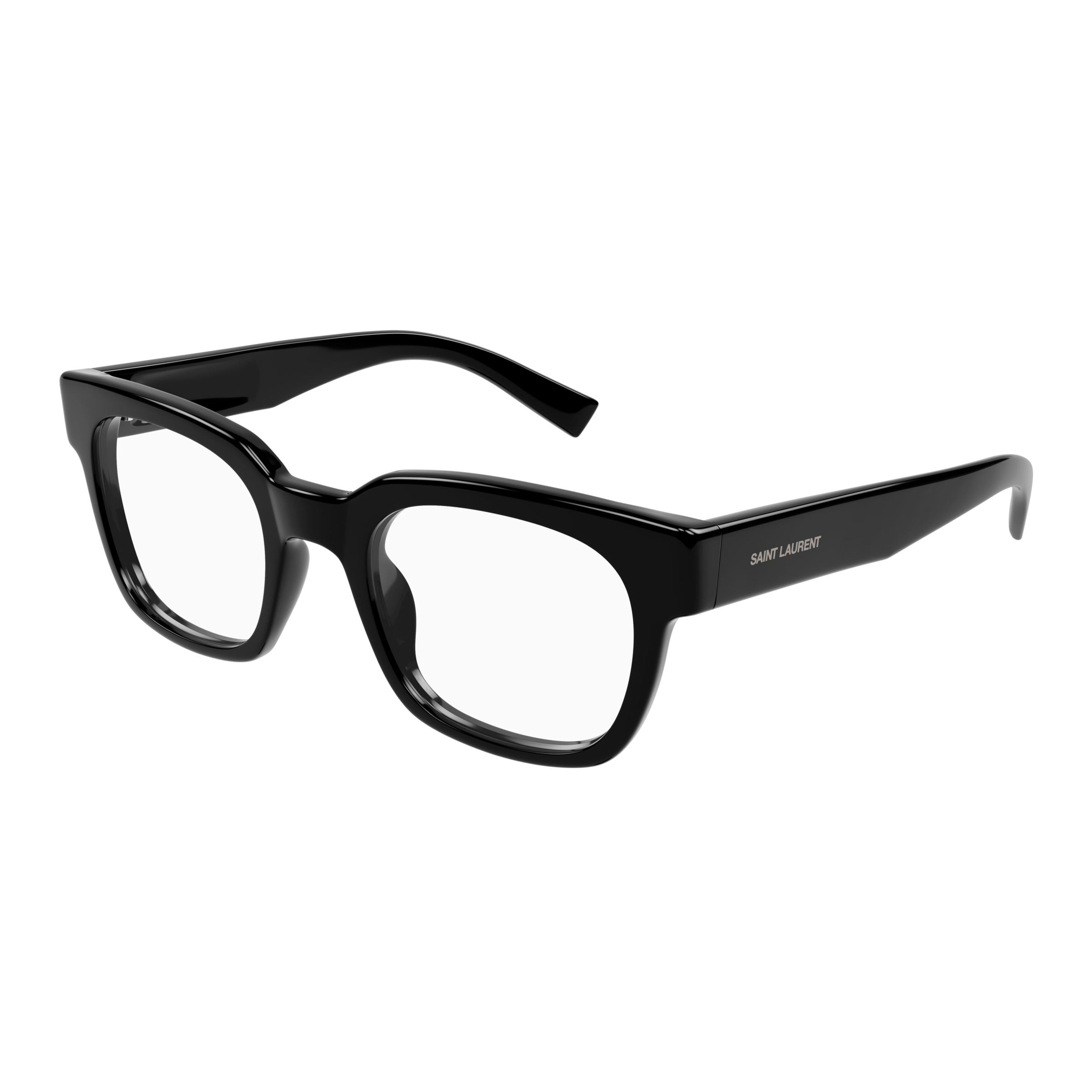 Black Sl 805 Rectangular Acetate Sunglasses