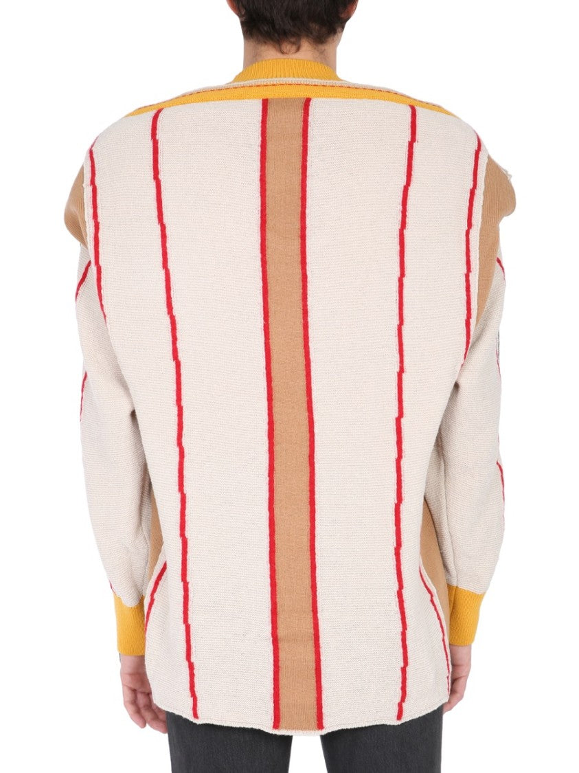 Beige Crew Neck Sweater