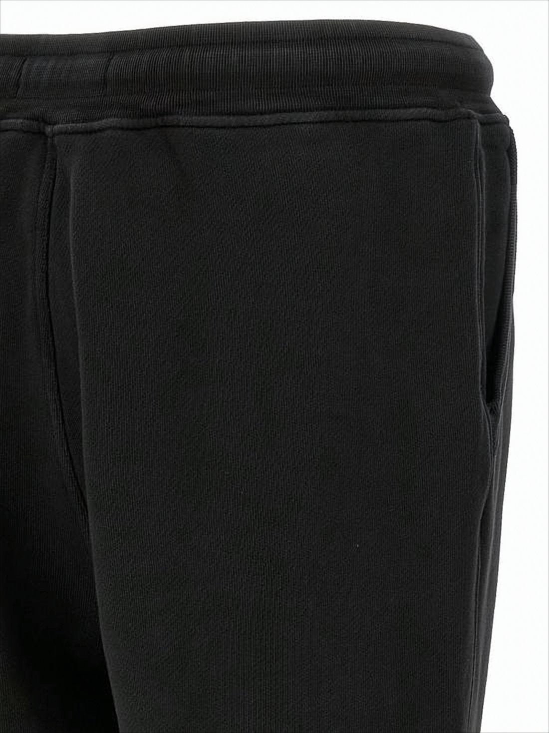 Relaxed Fit Black Cargo Pants