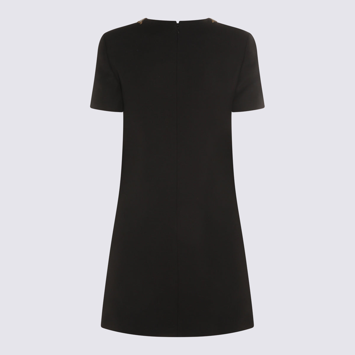 Black Wool Blend Dress